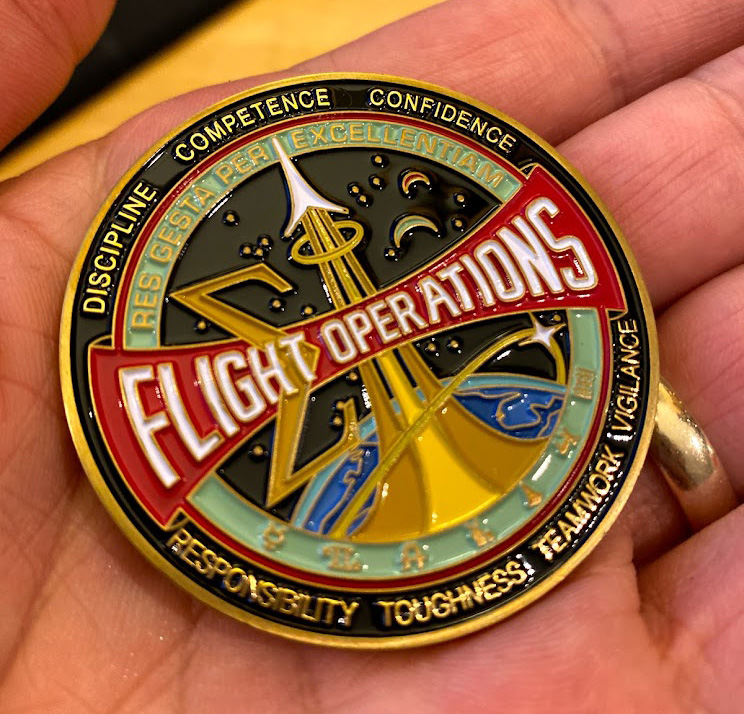 The challenge coin I was given