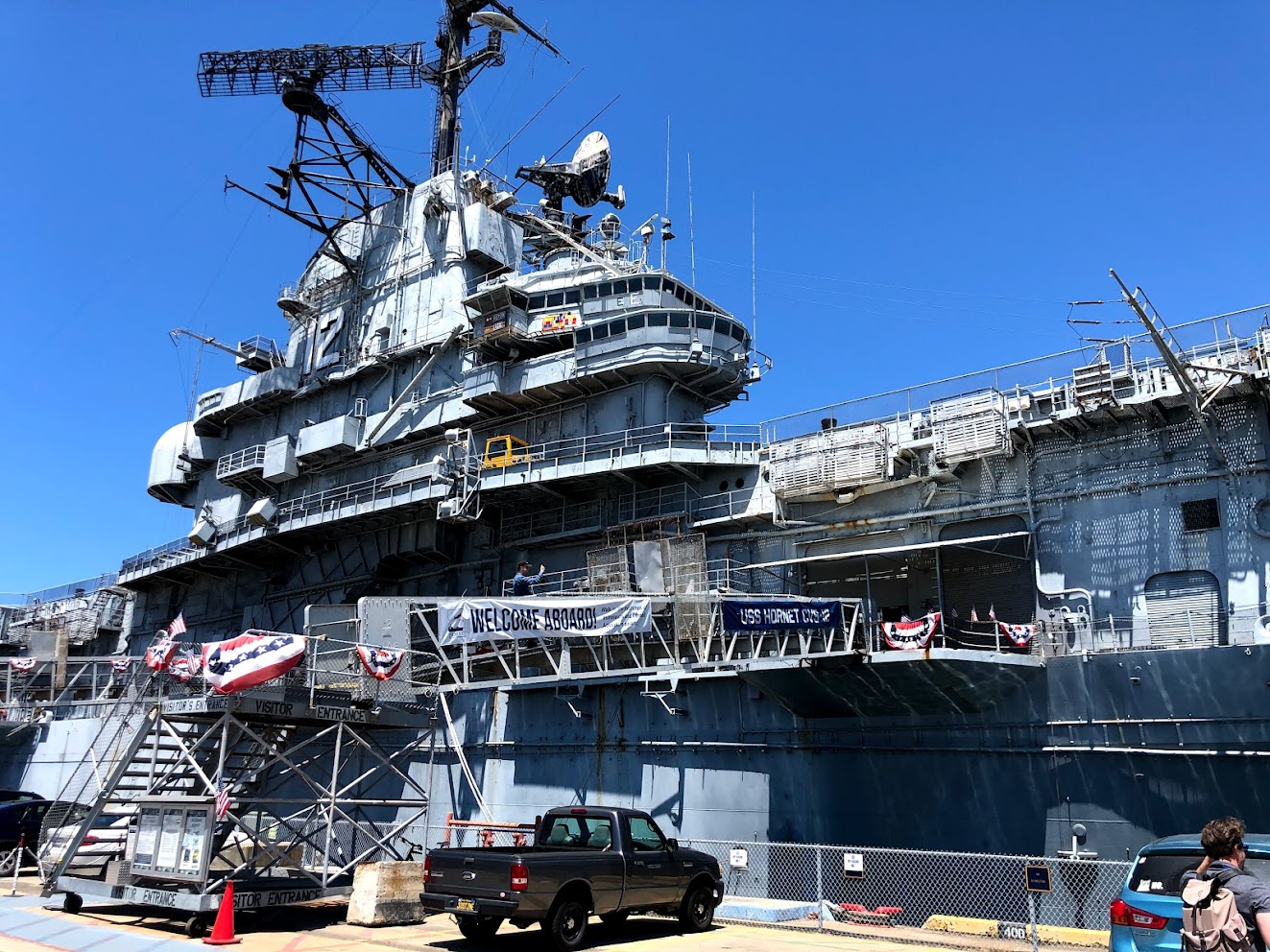 USS Hornet on the 50th anniversary of the recovery of Apollo 11