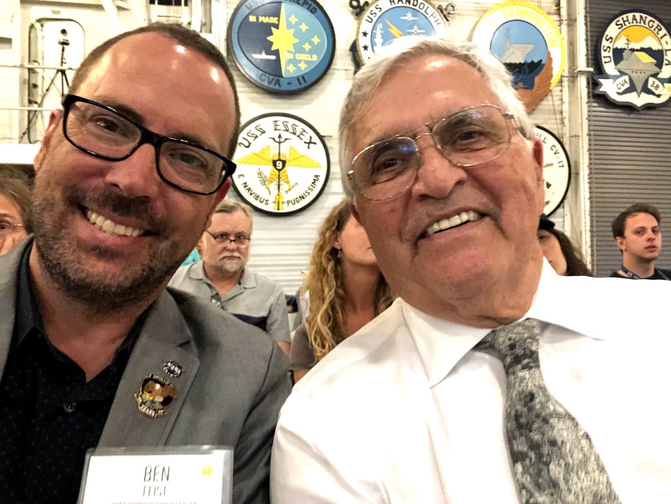 Jack Schmitt, Apollo 17 Lunar Module Pilot and myself, in the audience.